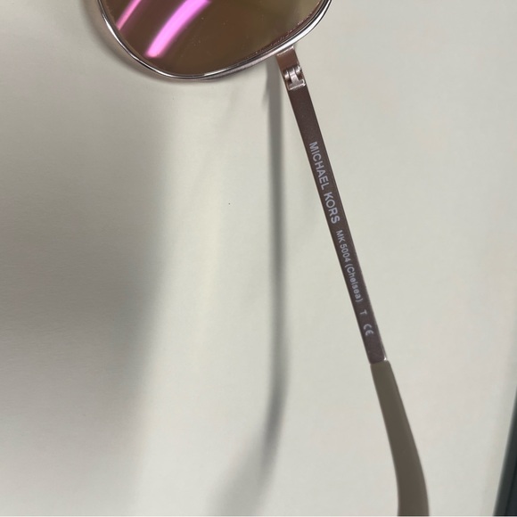 Michael Kors Gold-Tone Aviator Sunglasses - Picture 4 of 7